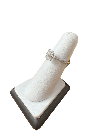 Oval Lab Grown Wedding ring