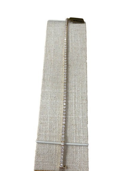 Yellow Gold Diamond Tennis Bracelet