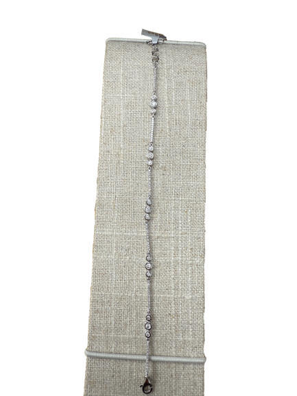 3 Stone Pattern Diamond Bracelet