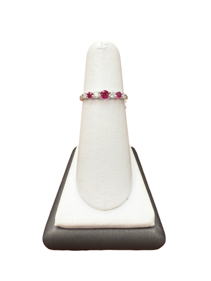 3 Ruby Stone Ring
