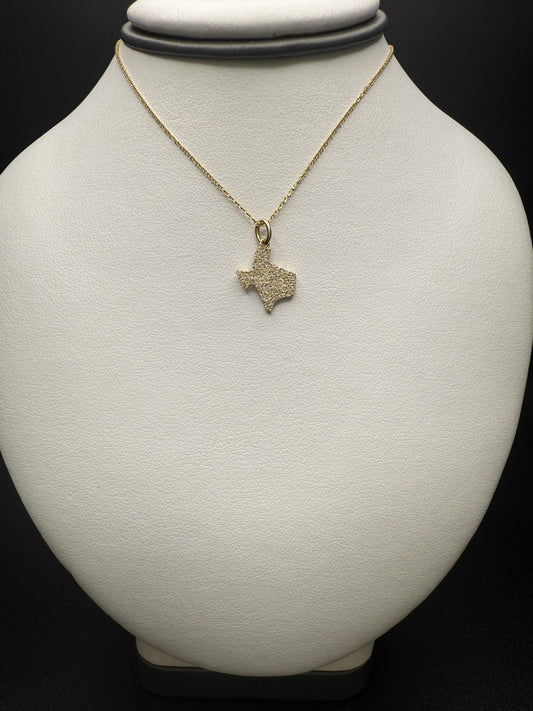 Texas Diamond Necklace W/ Natural Diamonds