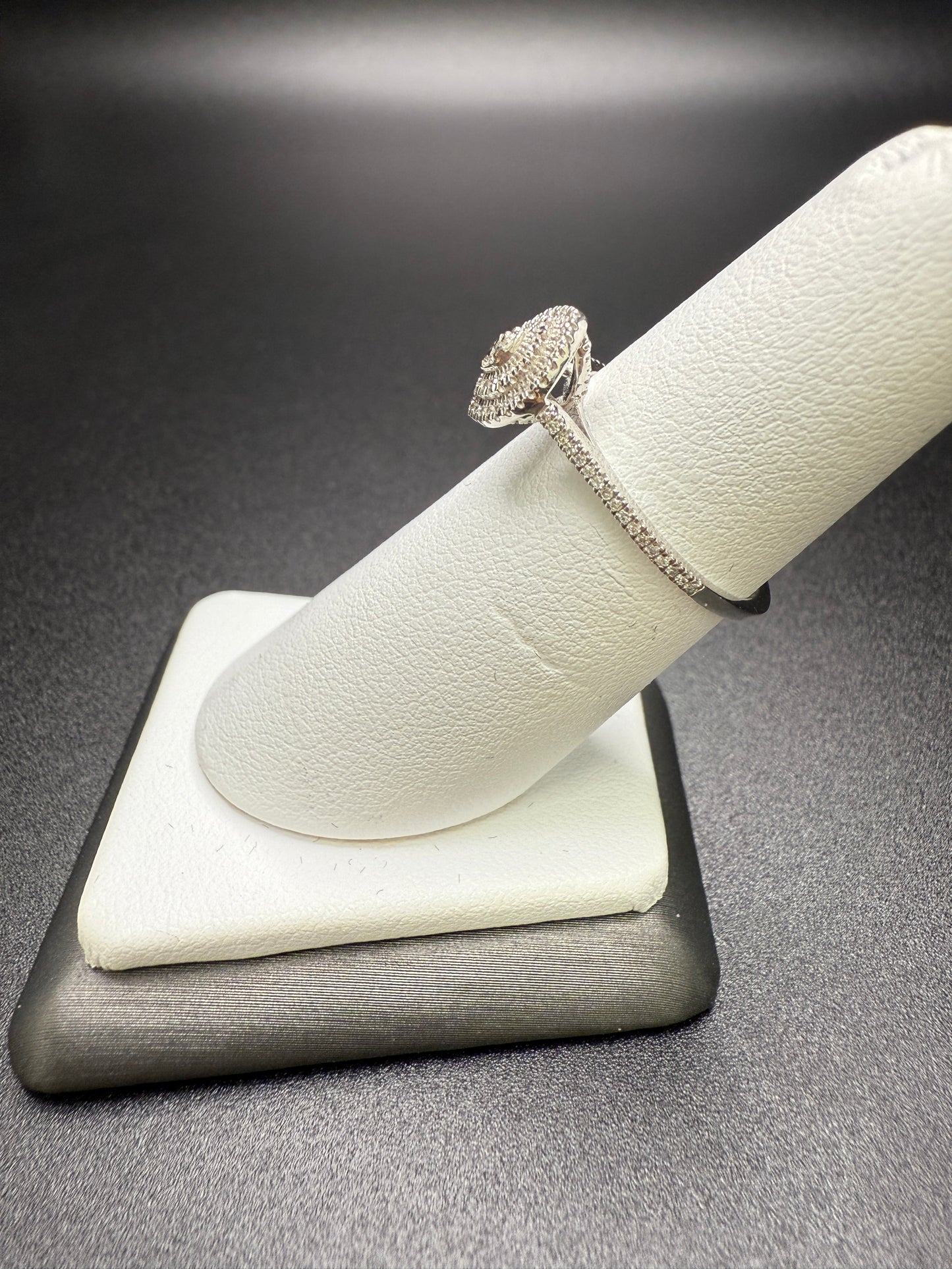 Marquise Diamond Ring Double Frame