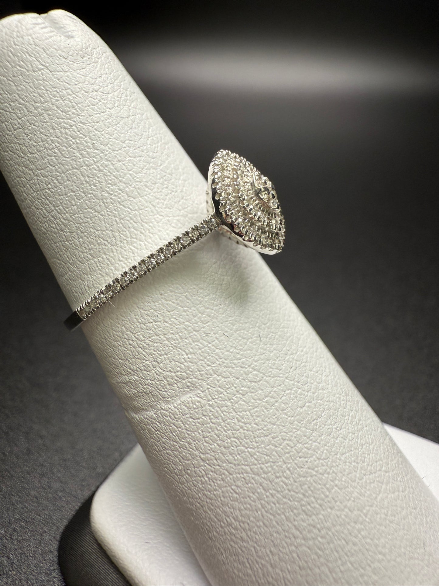 Marquise Diamond Ring Double Frame