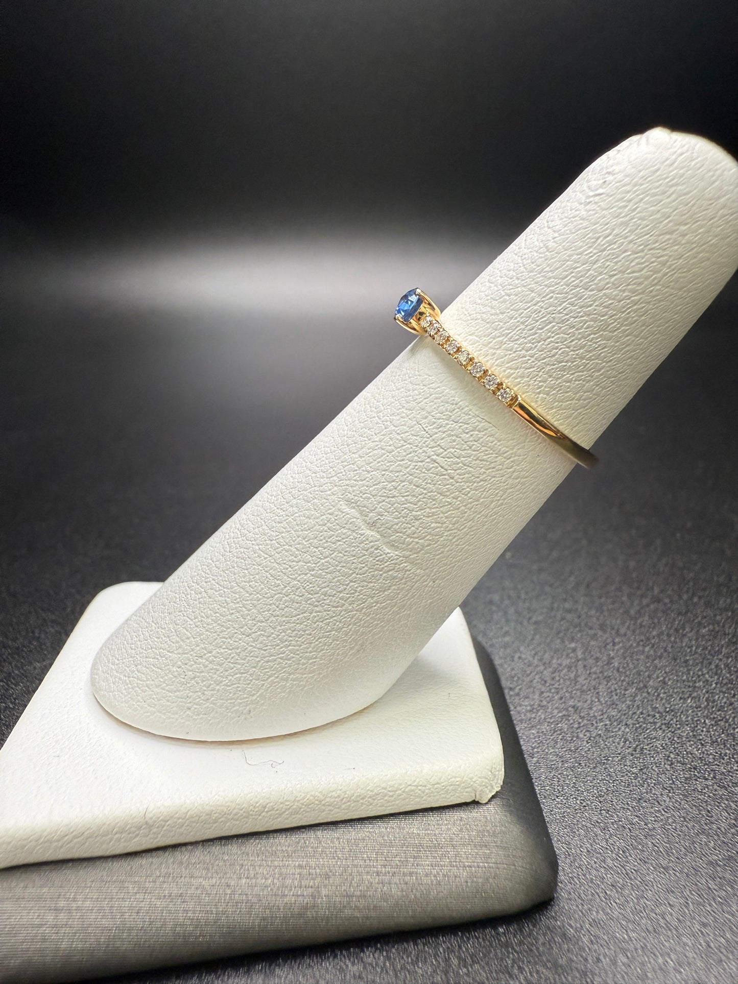 Pear Shaped Sapphire Band