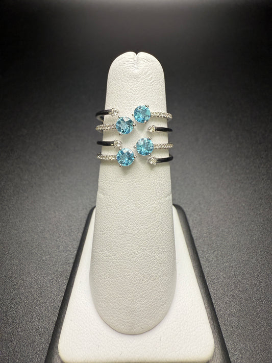 Blue Topaz Ring