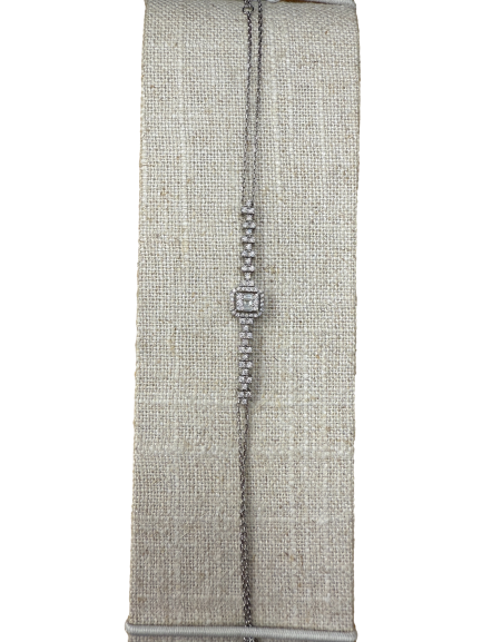 Diamond Square Bracelet
