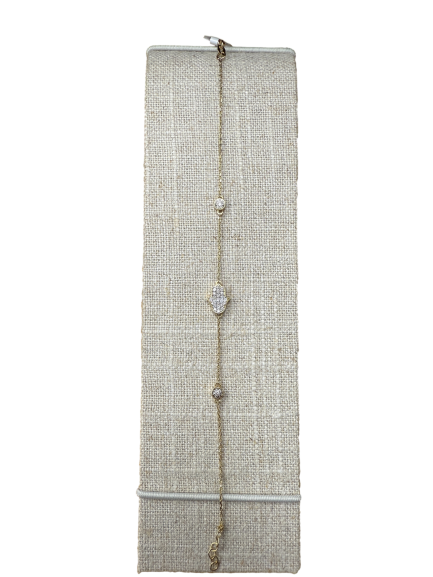 Diamond Hand Bracelet